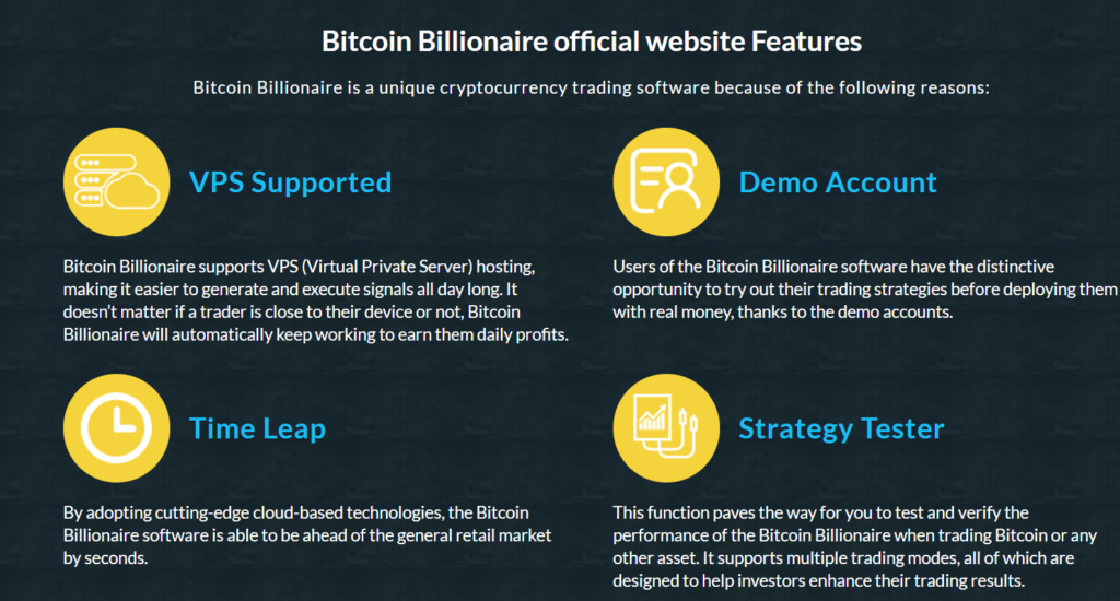 Bitcoin Billionaire features