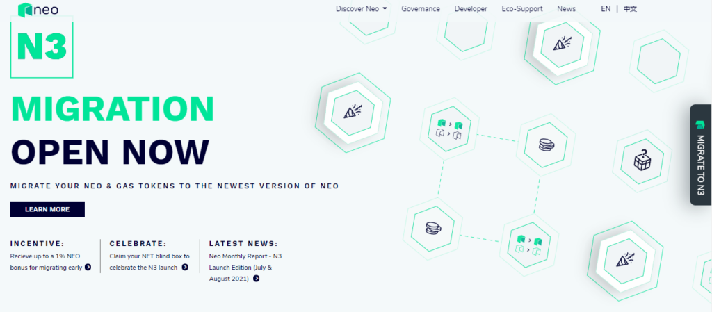 Home page of NEO