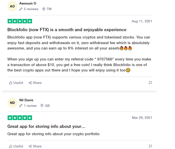 User reviews for Blockfolio Crypto Portfolio Tracker on Trustpilot.