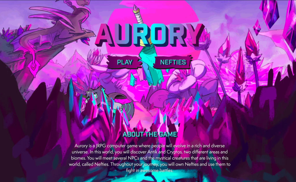 Aurory’s homepage