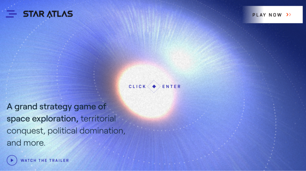 Star Atlas homepage