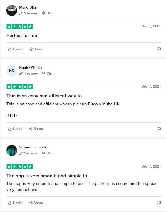 User reviews for Coinjar Wallet on Trustpilot.