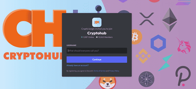 Cryptohub start page