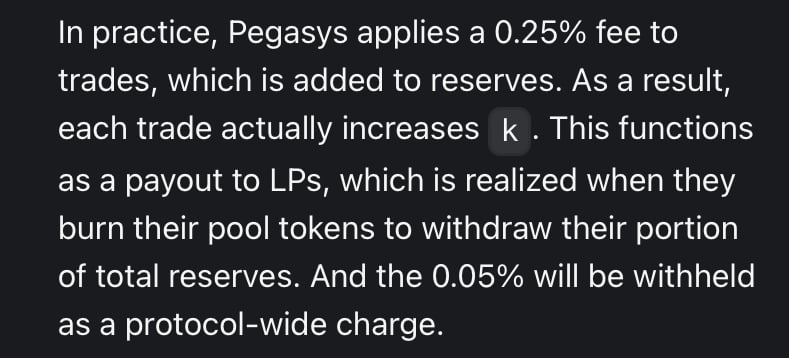 Pegasys fees